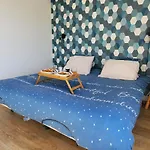 Le Clemenceau Appart-calais Nord-balcon-plage 아파트 칼라이스