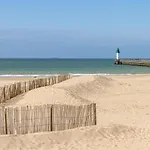 Le Clemenceau Appart-calais Nord-balcon-plage 아파트