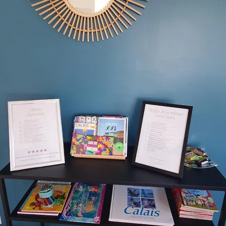 Apartment Le Clemenceau Appart-calais Nord-balcon-plage Calais