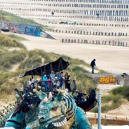 アパート Le Clemenceau Appart-calais Nord-balcon-plage カレー