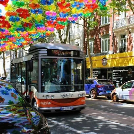 Le Clemenceau Appart-calais Nord-balcon-plage * Calais