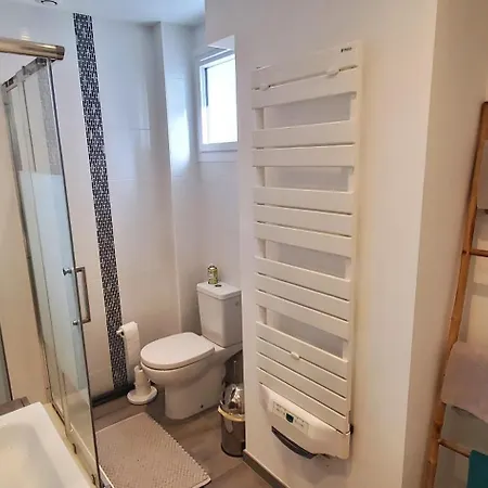 Le Clemenceau Appart-calais Nord-balcon-plage * كاليه