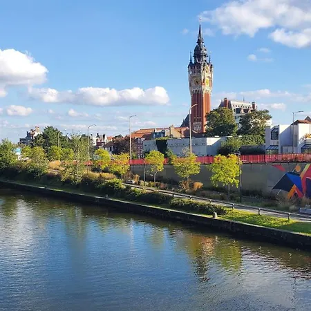 Apartamento Le Clemenceau Appart-calais Nord-balcon-plage *