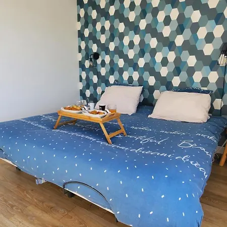 Le Clemenceau Appart-calais Nord-balcon-plage Apartamento Calais