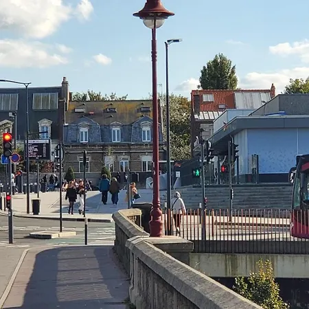 Le Clemenceau Appart-calais Nord-balcon-plage *