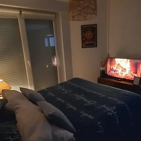 Le Clemenceau Appart-calais Nord-balcon-plage カレー