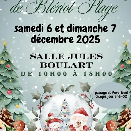 Le Clemenceau Appart-calais Nord-balcon-plage كاليه