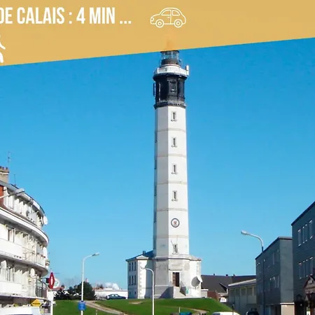 Le Clemenceau Appart-calais Nord-balcon-plage Apartamento *