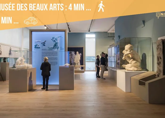 Le Clemenceau Appart-calais Nord-balcon-plage *